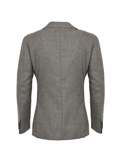 Giacca monopetto in lana Grigio Cc Corneliani | 26XZ23 2666384017